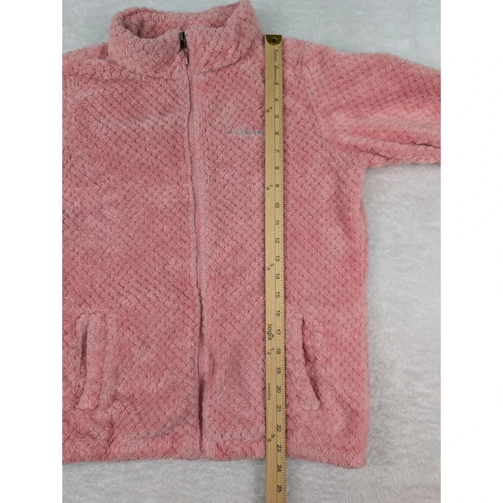 Columbia Girls/Youth‎ XL (18/20) Pink Sherpa Fleece Full Zip Jacket